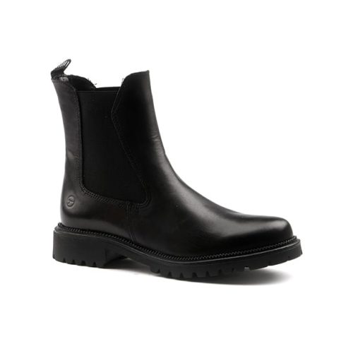 Tamaris, Tamaris Chelseaboots Blockabsatz, Schlupfboots mit beidseitigen Stretcheinsätzen