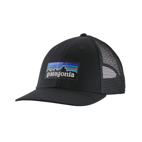 Patagonia, Patagonia P-6 Logo LoPro Trucker Black - Cap