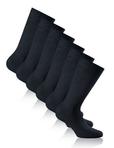 Rohner, Rohner - Socken  3er Pack Bequem sitzend-cotton II 3-er Pack, für Damen, Marine, Größe 43-46