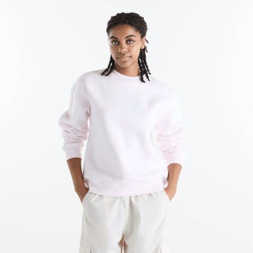 New Balance, New Balance New Balance W Sport Fleece Logo Crew Damen, pink, Grösse: S  Damen, pink, Grösse: S