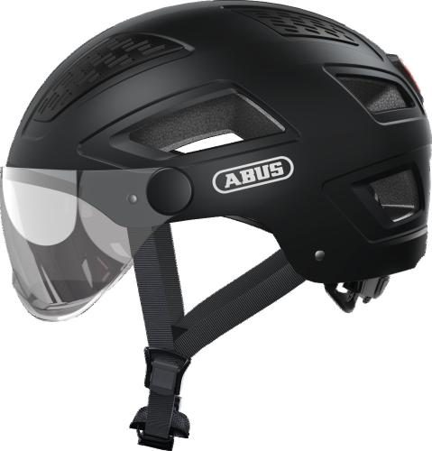 ABUS Hyban 2.0 ACE Velohelm mit Visier - Velvet Black