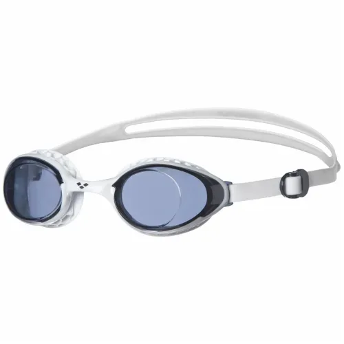 arena, Arena Air-Soft Goggle Schwimmbrille weiss, Harte GläserUnverspiegelte Gläser