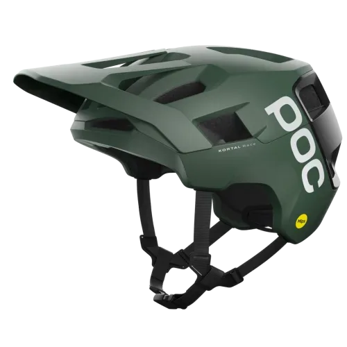 POC Kortal Race MIPS Velohelm - Epidote Green/Uranium Black Metallic/Matt