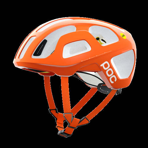 POC Octal MIPS Velohelm - Fluorescent Orange AVIP