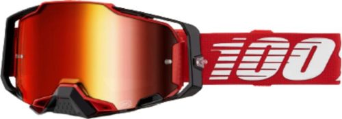100percent, 100percent ARMEGA Goggle - red mirror red lens