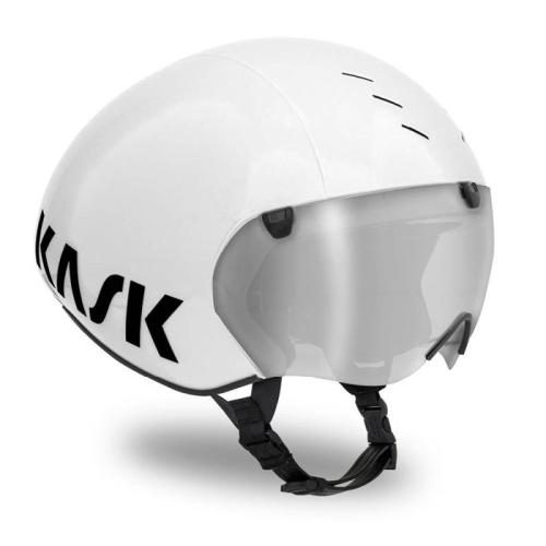 Kask Velohelm mit Visier Bambino Pro TT - White