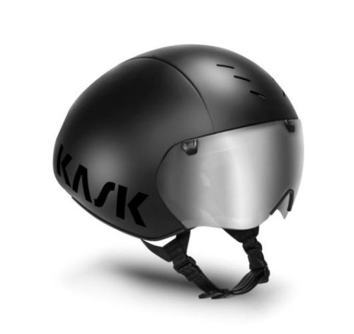 Kask Velohelm mit Visier Bambino Pro TT - Black Matt