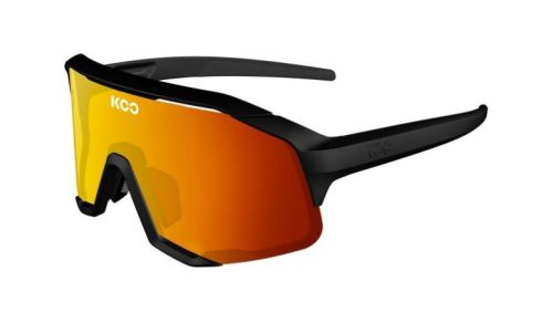 KOO Demos Sportbrille Cycling - black matt/red