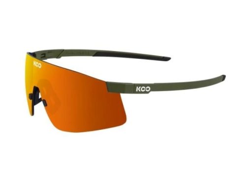Einzelstück KOO Nova Sportbrille Running - olive green matt/orange