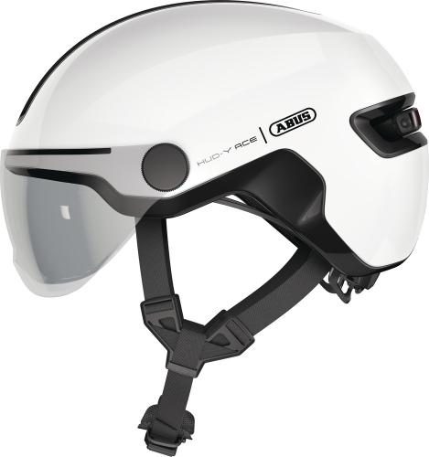 ABUS Velohelm HUD-Y ACE - Shiny White
