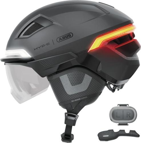 Abus, ABUS Fahrradhelm HYP-E BL.ACE grau | 51-54CM
