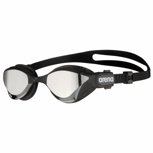 arena, Arena Cobra Tri Swipe Mirror Schwimmbrille schwarz, Harte GläserVerspiegelte Gläser