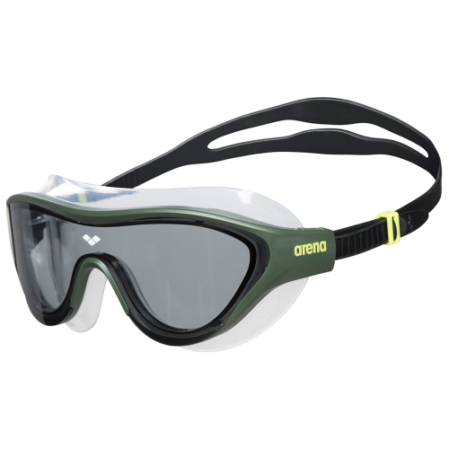 arena, Arena The One Mask Schwimmbrille grün, Harte GläserUnverspiegelte Gläser