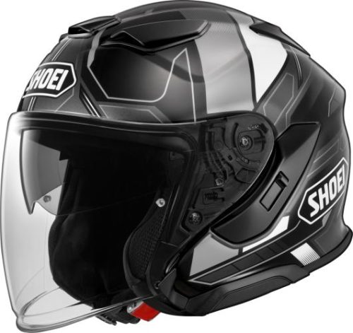 SHOEI Jethelm J-Cruise 3 Whizzy TC-5 - schwarz-hell grau-dunkel grau