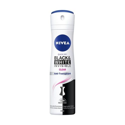 Nivea Black & White Invisible Clear Deo Spray 150ml Damen