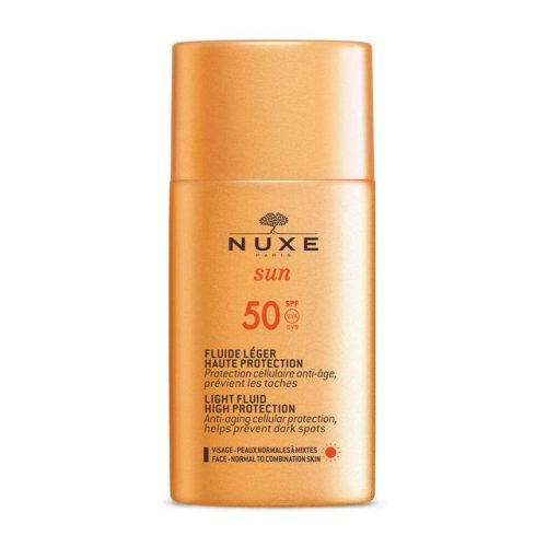Nuxe, Nuxe - LSF50 leichtes Gesichtsfluid mit hoher Schutzwirkung, Sun, 50 ml