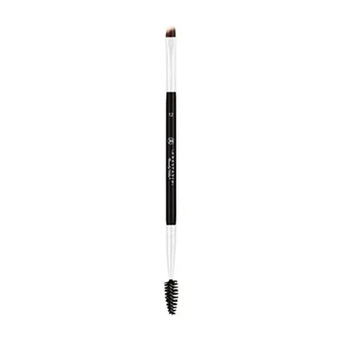 Anastasia Beverly Hills, Anastasia Beverly Hills Brush(#12)-Duo Brow/Eye Liner Angled Cut/Spooley Lidschattenpinsel 1 ct