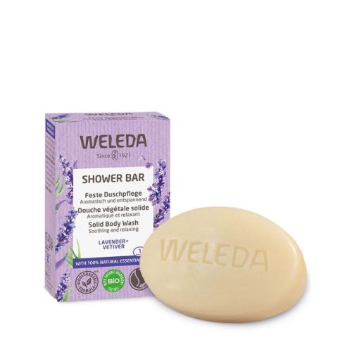 Weleda, Weleda Shower Bar Feste Duschpflege Lavender + Vetiver Seife 75 g