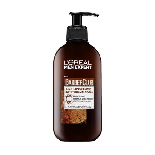 Men Expert, Barber Club 3-in-1 Bartshampoo [bart + Gesicht + Haar] Herren  200ml