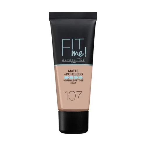 Maybelline, Maybelline NY Fit Me Matte und Poreless Make Up Nr. 107 Rose Beige