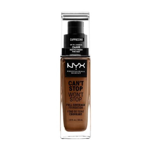 NYX-PROFESSIONAL-MAKEUP, NYX Professional Makeup Can't Stop Won't Stop Foundation, Cappuccino