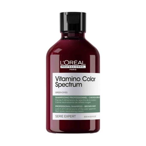 L'Oréal Professionnel, L'Oréal Professionnel - Vitamino Spectrum Green Dyes Neutralizing Shampoo - Brown Hair, 300 ml