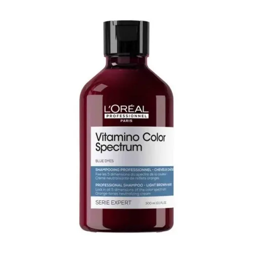 L'Oréal Professionnel, L'Oréal Professionnel - Vitamino Color Spectrum Blue Dyes Neutralizing Shampoo - Light Brown Hair, 300 ml