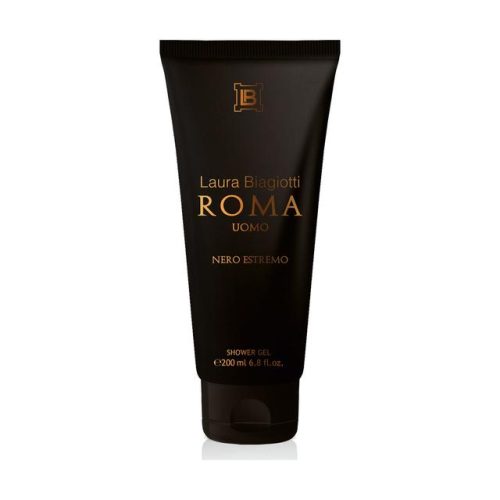 Laura Biagiotti, Laura Biagiotti Roma Uomo NERO ESTREMO Duschgel 200 ml Herren