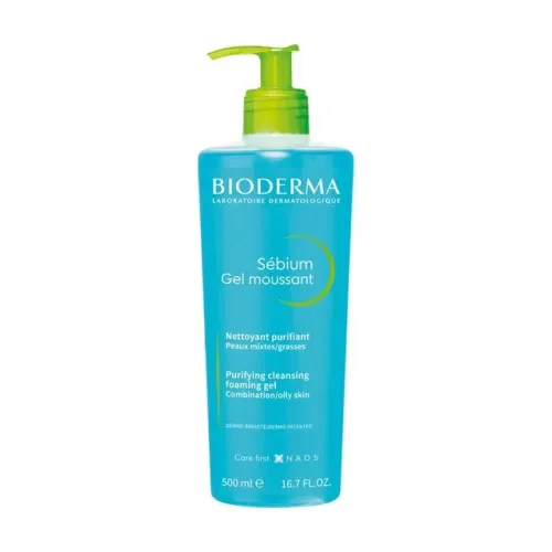 undefined, Bioderma Sebium Gel Moussant Nettoyant Purifiant 500 ml