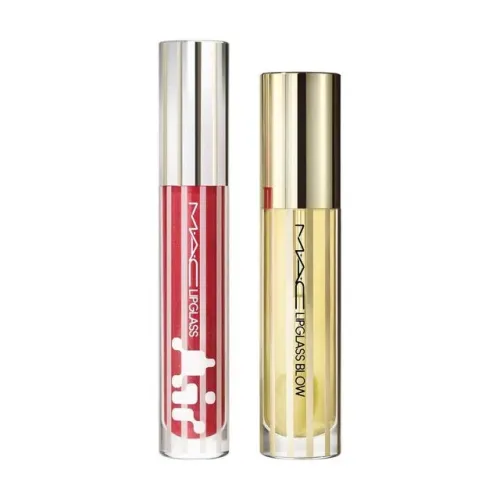 MAC Cosmetics, MAC Cosmetics - Blowing Air Kisses Glossy Lip Duo, Set