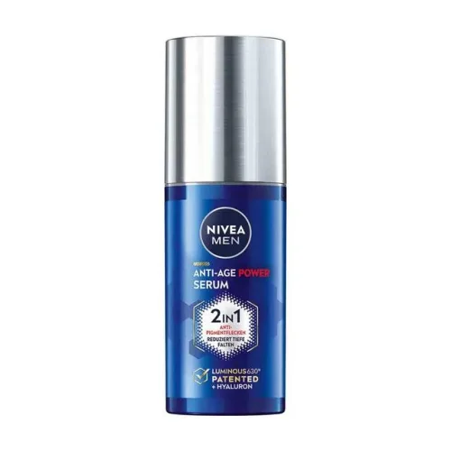 NIVEA MEN, NIVEA MEN Anti-Age Hyaluron 2in1 Power Serum Gesichtsserum 30 ml