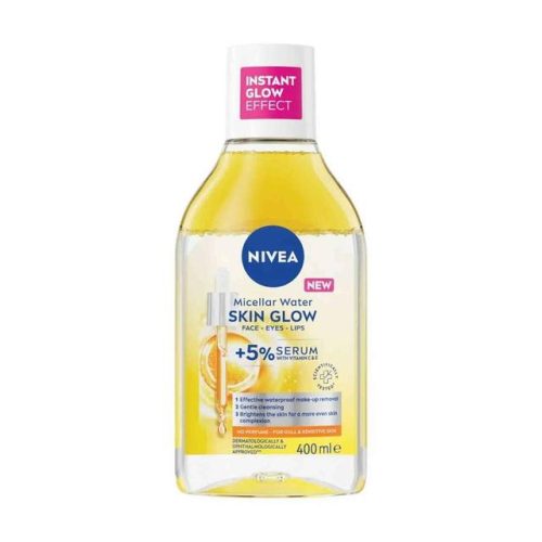 Nivea, Nivea - Face Cleansing Skin Glow Serum Mizellenwasser, 400 ml