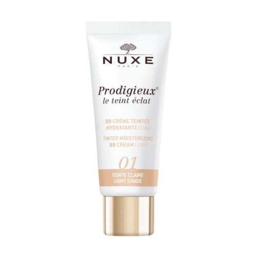 Nuxe, Nuxe - BB-Creme, Prodigieux® Le Teint Éclat strahlender Teint Getönte, feuchtigkeitsspendende BB-Creme | 24H, 30 ml, Light