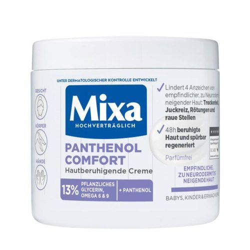 Mixa, Mixa - Hautberuhigende Creme, Panthenol Comfort, 400 ml