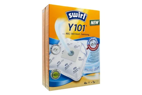 Swirl, Swirl Staubfilterbeutel Y 101 AirSpace® Weiß 4 Stück