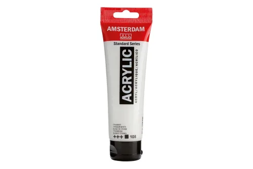 Amsterdam, Acrylfarbe Amsterdam 120ml 17091052 titanweiss