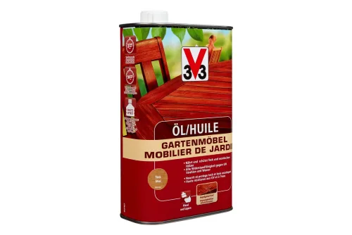 V33, V33 Gartenmöbelöl Honigfarben | 1 l