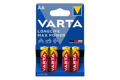 VARTA, VARTA Longlife Max Power 04706 101 404 AA/LR6 4 St&uuml;ck