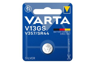 VARTA, VARTA Knopfzelle 4176101401 V13GS/SR44, 1 St&uuml;ck