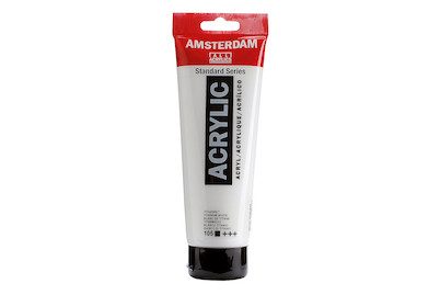 Amsterdam, Acrylfarbe Amsterdam 250ml 17121050 tit.weiss