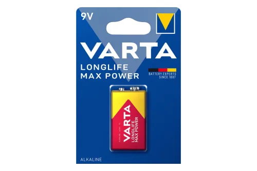 VARTA, Varta Longlife Max Power 9V 1 Stück