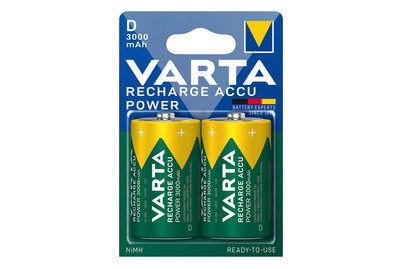 Varta Accu D Power 3000mAh 2er Bli