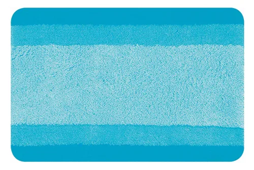 Spirella, Spirella Badteppich Balance Türkis | 55 × 65 cm