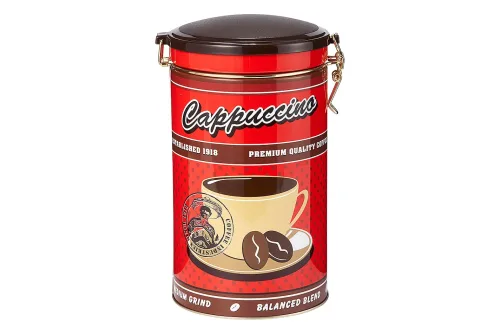 undefined, Kaffeedose rund mit Bügelverschluss assortiert