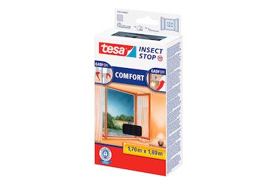 Tesa, tesa Insect Stop Comfort 55914-21 Fliegengitter (L x B) 1700 mm x 1800 mm Anthrazit 1 St.