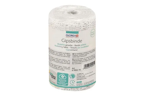 Glorex Gipsbinde Modelliergewebe | 5 m | 10 cm