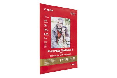 Canon, CANON Photo Paper Plus 265g A4 PP201A4 InkJet glossy II 20 Blatt