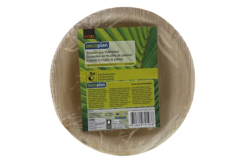 Oecoplan, Oecoplan Palmblatt Schalen rund Ø18cm 10 Stück