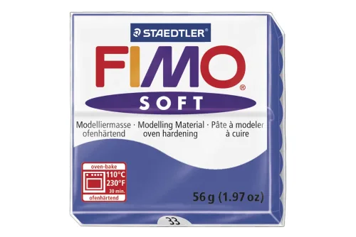 STAEDTLER, FIMO Knete Soft 57g 8020-33 blau