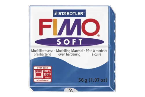 STAEDTLER, FIMO Knete Soft 57g 8020-37 blau